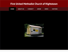 Tablet Screenshot of hightstownmethodist.org